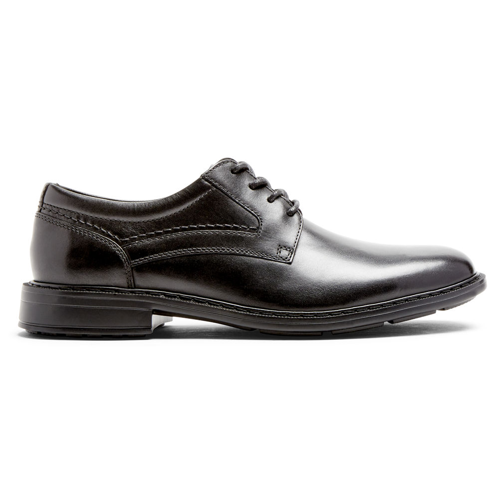 Rockport Oxfords Herr Svarta - Tanner Plain Toe - DUKNJ4510